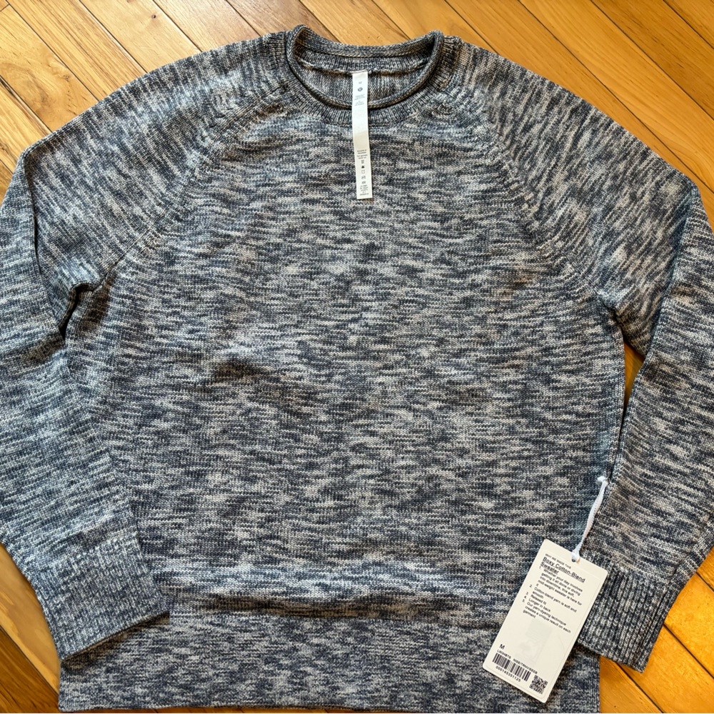 Boxy Cotton-Blend Sweater